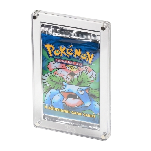 Magnetic Acrylic Box for Pokémon Booster Packs · The Acrylic Box